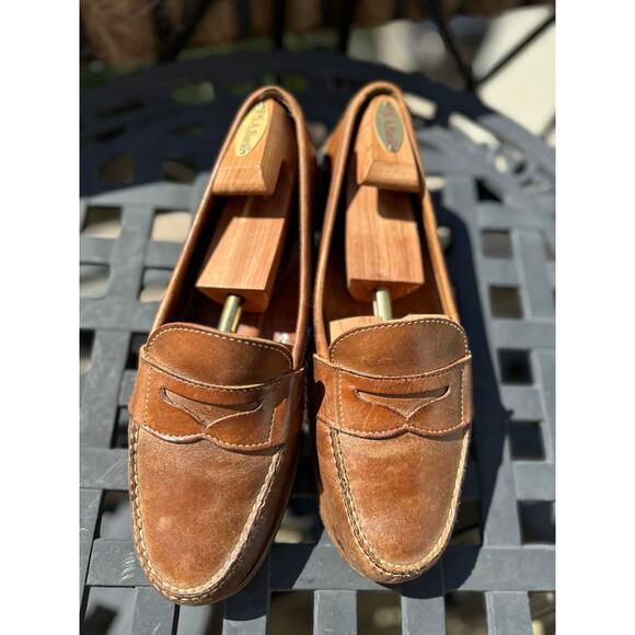 G.H. Bass Weejuns Men’s 8.5 Brown Leather Penny Loafers Slip-On Classic - Picture 1 of 5